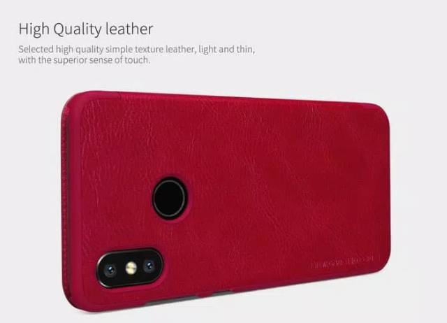 nillkin qin leather kulit flip wallet xiaomi Mi 8 Mi8 cover case