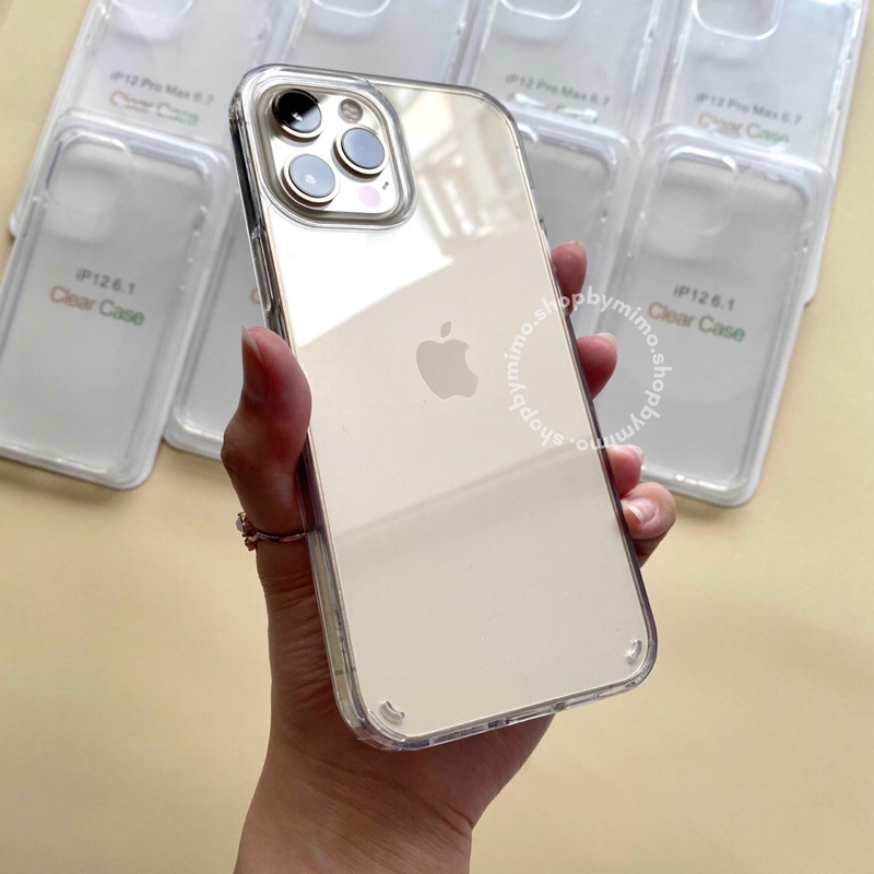 CASE BENING ACRYLIC ANTI KUNING IPHONE 7 - 11 PRO MAX MELINDUNGI KAMERA