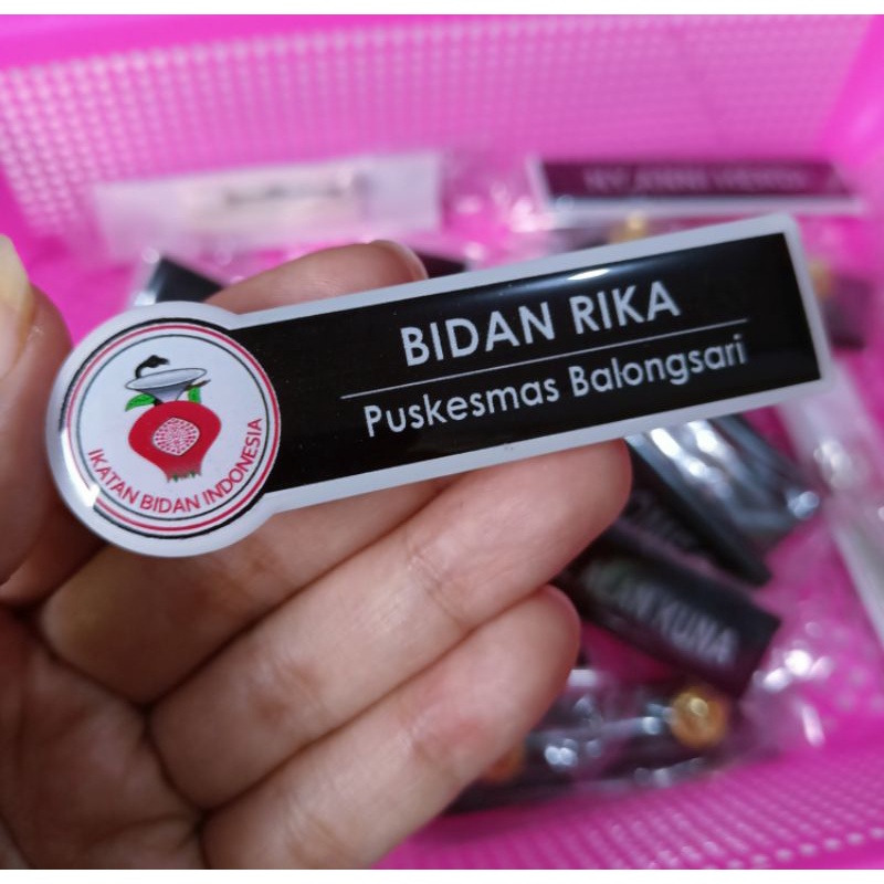 NEW Name tag dokter bidan perawat apoteker