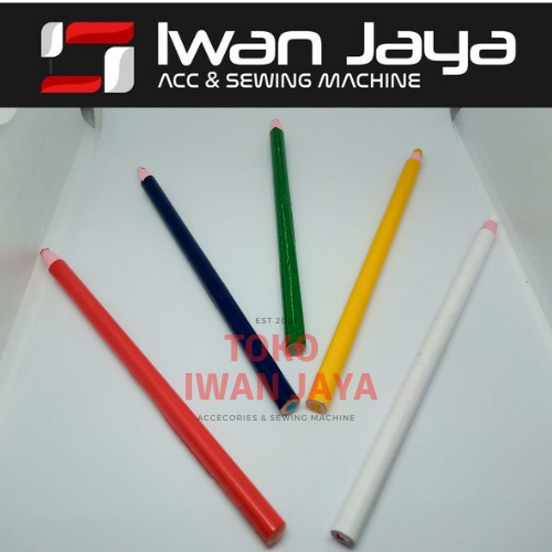 [Hakatori] Pensil Warna Kain Pola Jahit - Eceran / Pcs