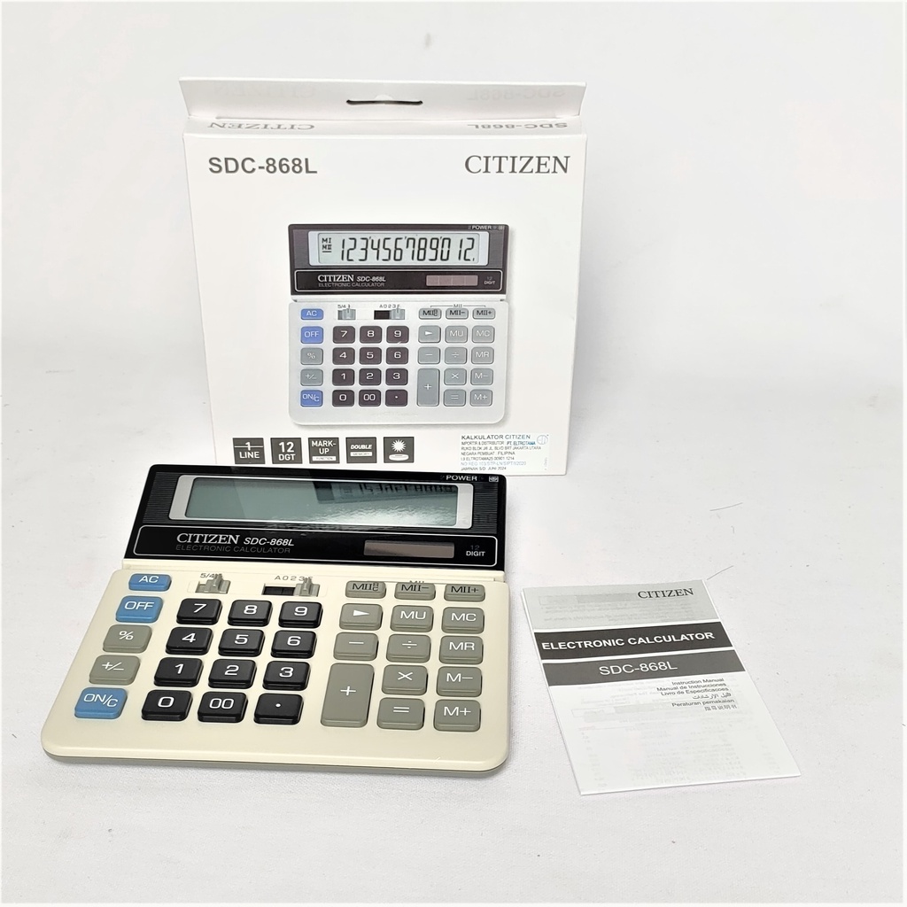 

Citizen Electronic Calculator SDC- 868L