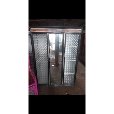 LEMARI PAKAIAN ALUMUNIUM 3 PINTU