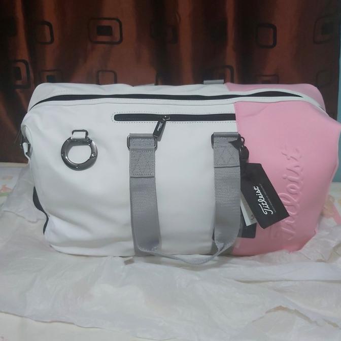 [Hot] Tas Golf Titleist Boston Bag Player White - Pink Ladies