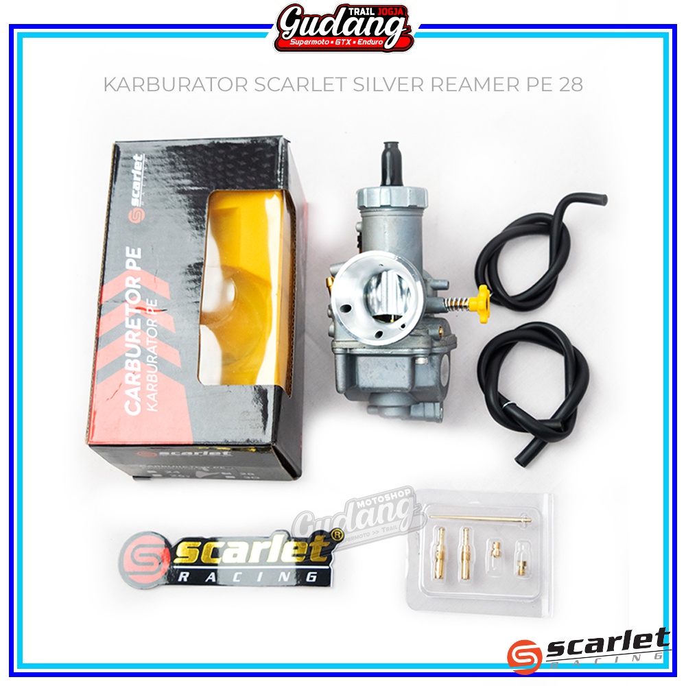 Carburator Karbu Karburator Racing BLACK SERIES PWK/SCARLET REAMER PE 24 26 28 30 Ori Silver