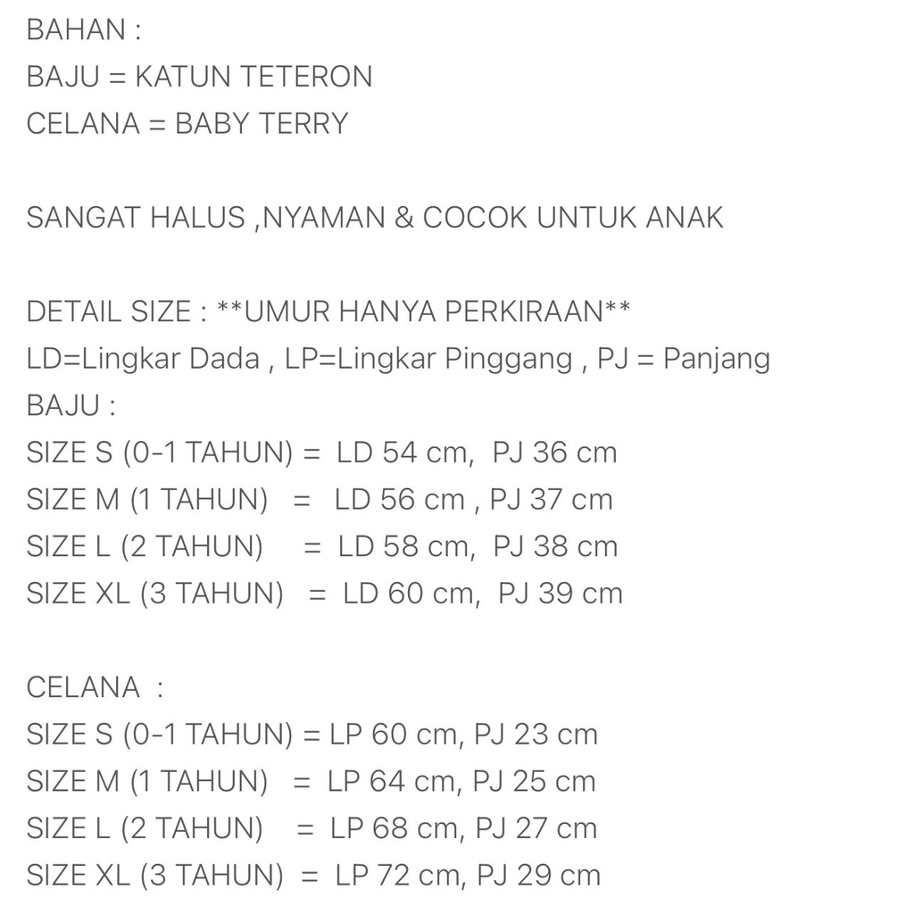 BAJU ATASAN KAOS OBLONG ANAK PEREMPUAN/LAKI-LAKI/CEWEK/COWOK/UNISEX PART 1