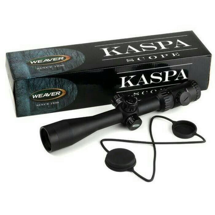 Hunting Shooting Weaver Kaspa 4 16x44 Optical Sight P4 Glass Reticle Shopee Indonesia