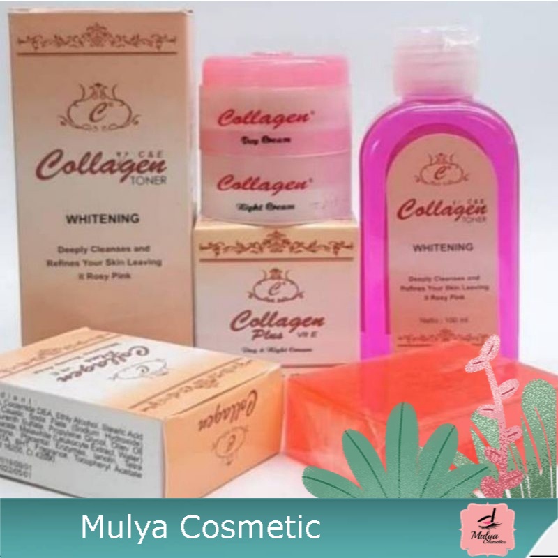 [COD] PAKET CREAM COLLAGEN ORIGINAL 3IN1[SABUN,TONER,CREAM]