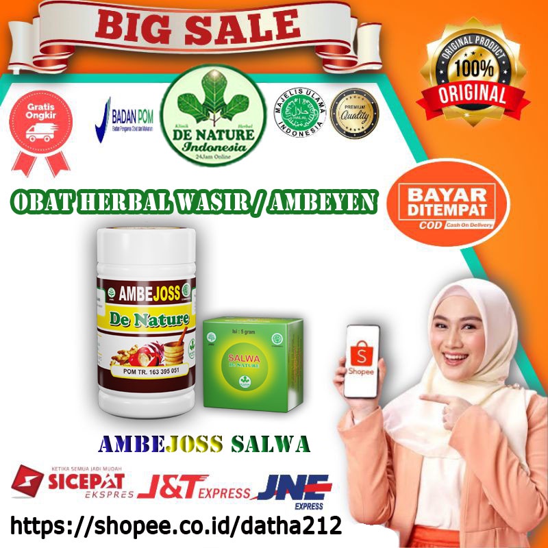 AMBEJOSS UNTUK OBAT WASIR HERBAL DALAM - AMBEIEN/AMBEYEN