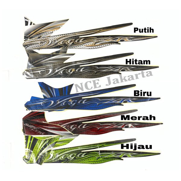 STIKER STRIPING VEGA ZR 2011