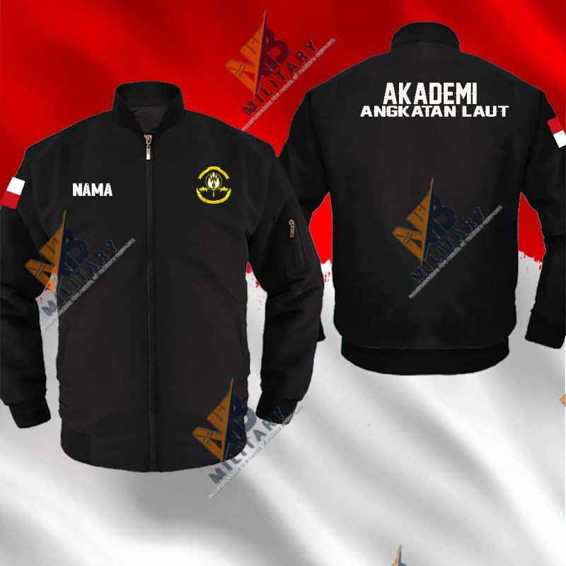 JAKET BOMBER/INSTANSI/SWEATSHIRT AKADEMI ANGKATAN LAUT