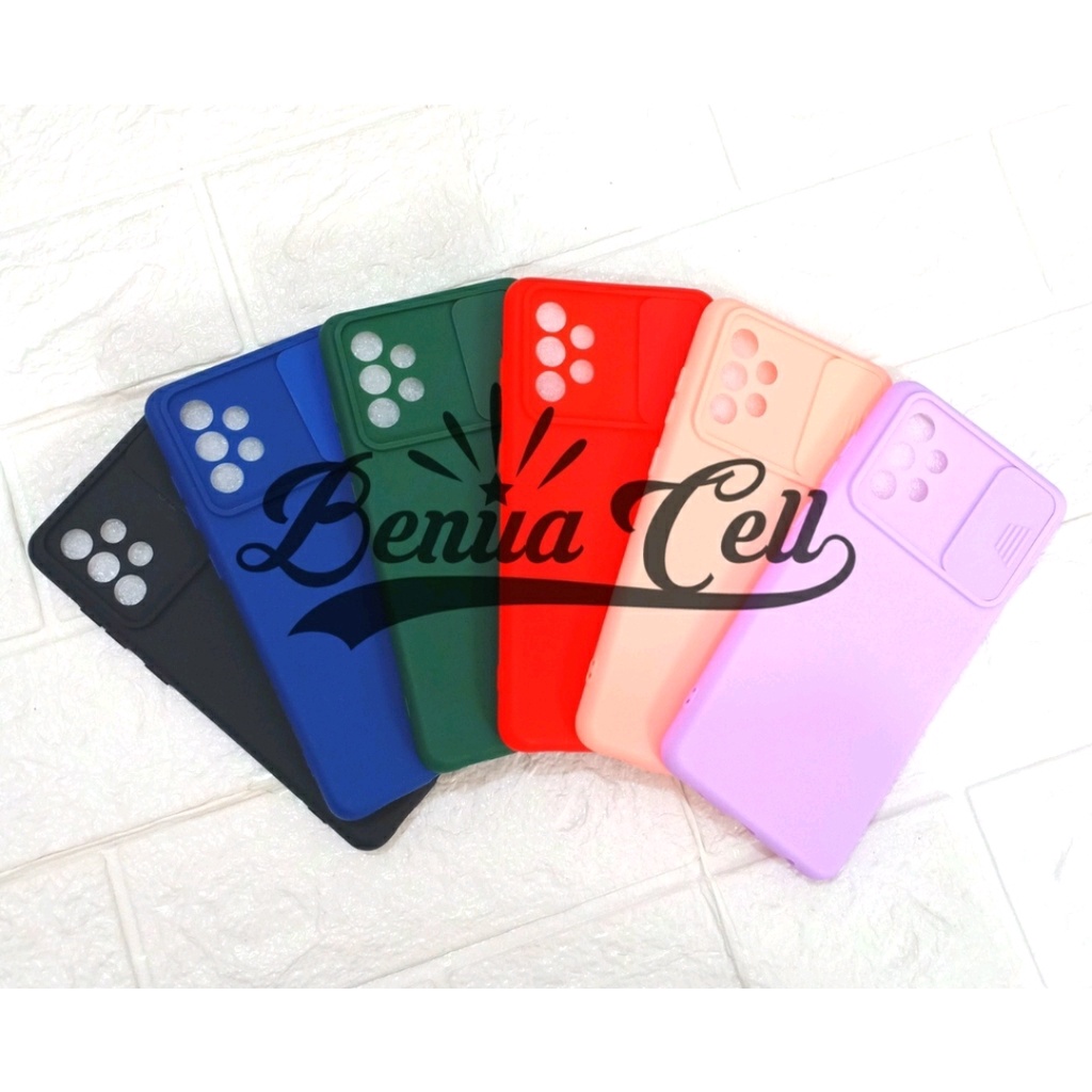 CASE SLIDE KAMERA SAMSUNG A03S,A22 4G,M32 4G SOFCASE SLIDING KAMERA - BC