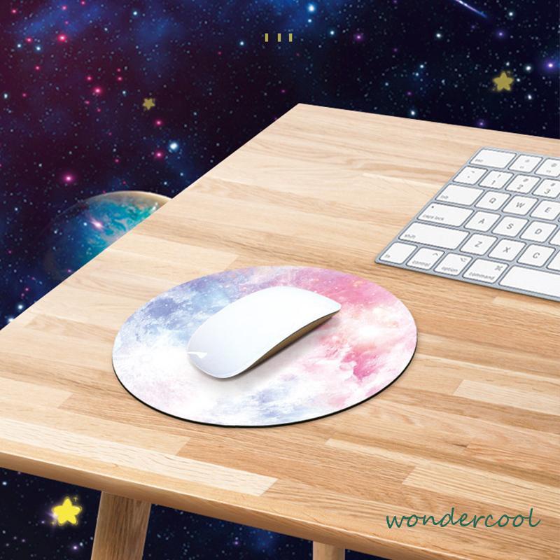 10 Kartun Seni Desain Mouse Mouse Round Office Mouse Pads -Won