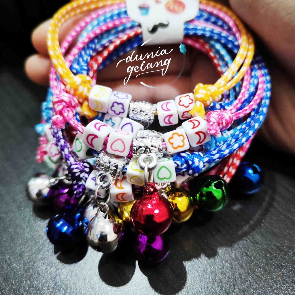 KALUNG KUCING LONCENG PITA BISA DIBESARKECILKAN / GELANG NATAL BEL KERINCING / DUNIAGELANG.ID