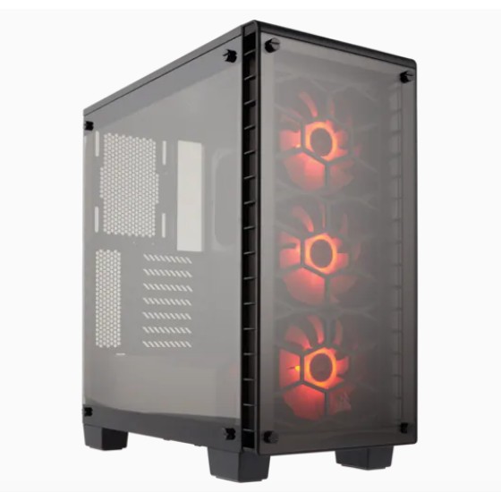 Casing Corsair Crystal Series™ 460X RGB Compact ATX Mid-Tower Case
