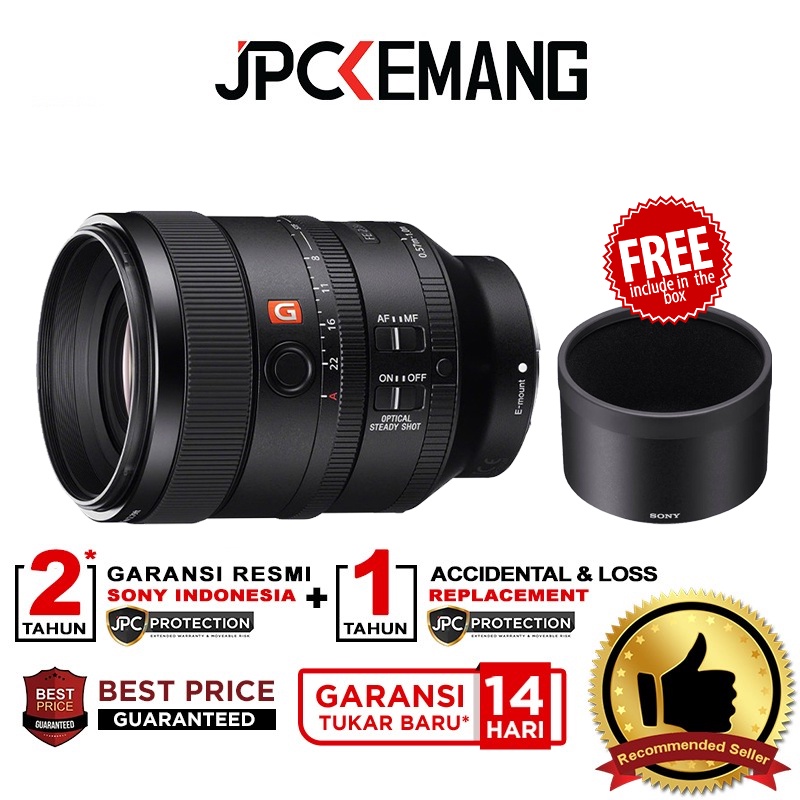 Sony FE 100mm f2.8 STF GM OSS Lensa Sony 100 mm f/2.8 Garansi Resmi