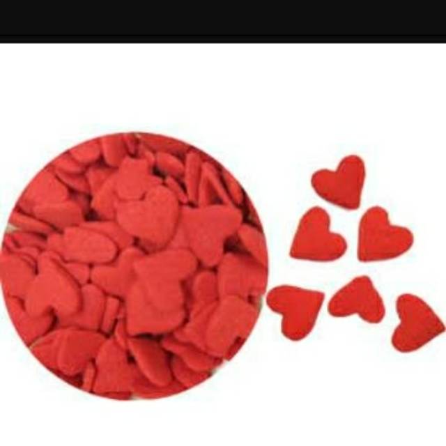  mutiara  trimit sprinkle love hati heart hiasan  kue  cupcake 