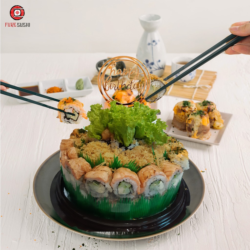 Fure Sushi -Koun Birthday Cake|Sushi|Sushi cake|sushi birthday| Kue Ulang Tahun