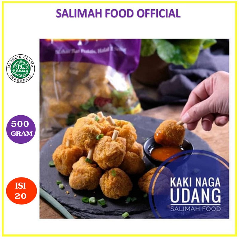 

Salimah Food Kaki Naga Udang Frozen