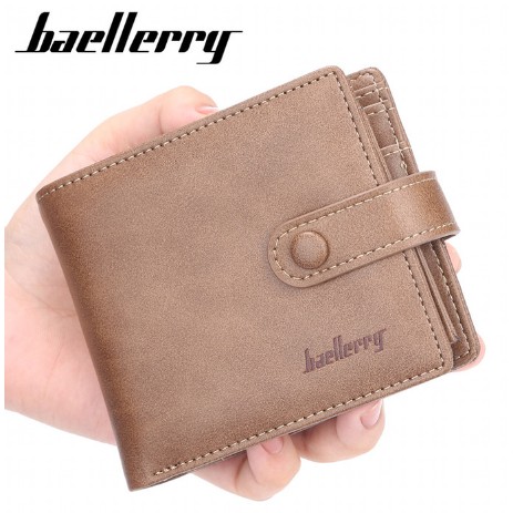 Dompet Pendek Lipat Kulit Pria Baellerry Wallet D1305