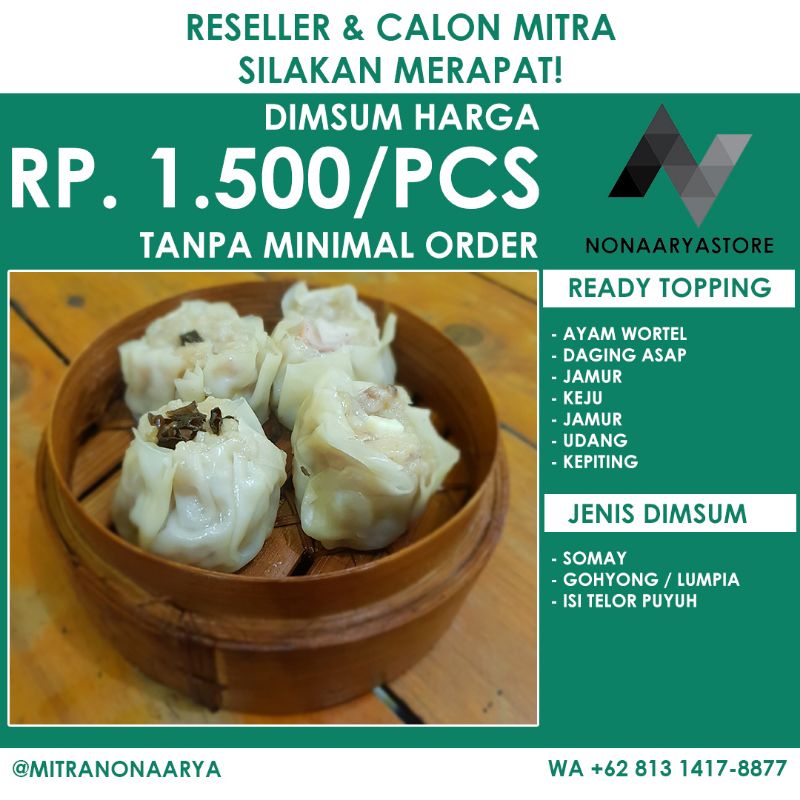 HARGA KHUSUS REPEAT ORDER | Distributor & produsen DIMSUM KUALITAS PREMIUM HARGA TERMURAH