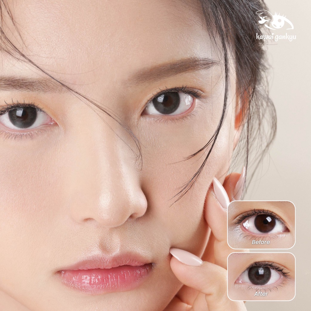 KawaiGankyu Softlens - Voxie Miranda Gray (1botol)