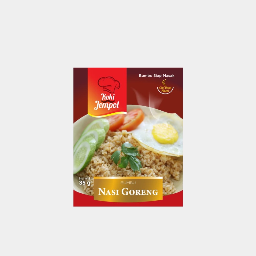 Nasi Goreng Bumbu Masak 35gr / Bumbu Instan Nasi Goreng / Bumbu Siap Masak Koki Jempol