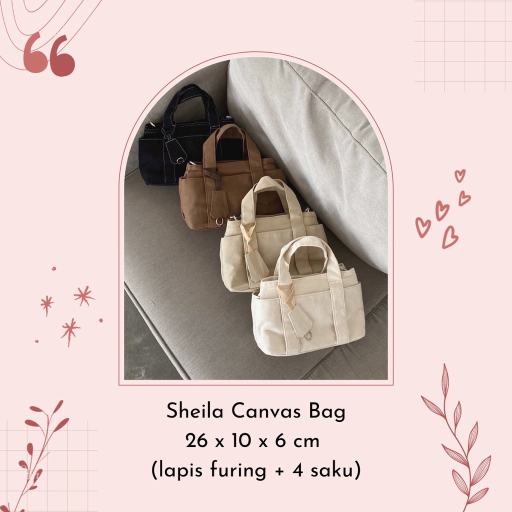 AU - Sheila Canvas Bag || Premium Canvas