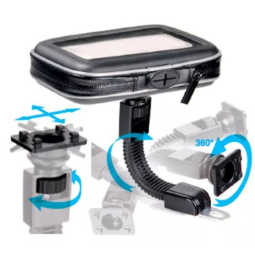 HOLDER HP MOTOR waterproof mobile phone BH 46-51 MERK ICC I ring holder I charger hp motor SKU-1102