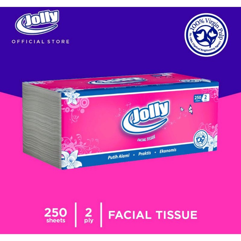 TISSUE NICE 180 SHEET 2 PLY ECERAN FACIAL-Jolly 250