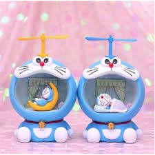 &lt;^ SJA ^&gt; Doraemon Night Lamp/Pajangan Lampu Tidur Doraemon Baling Baling Bambu Doraemon Night Lamp