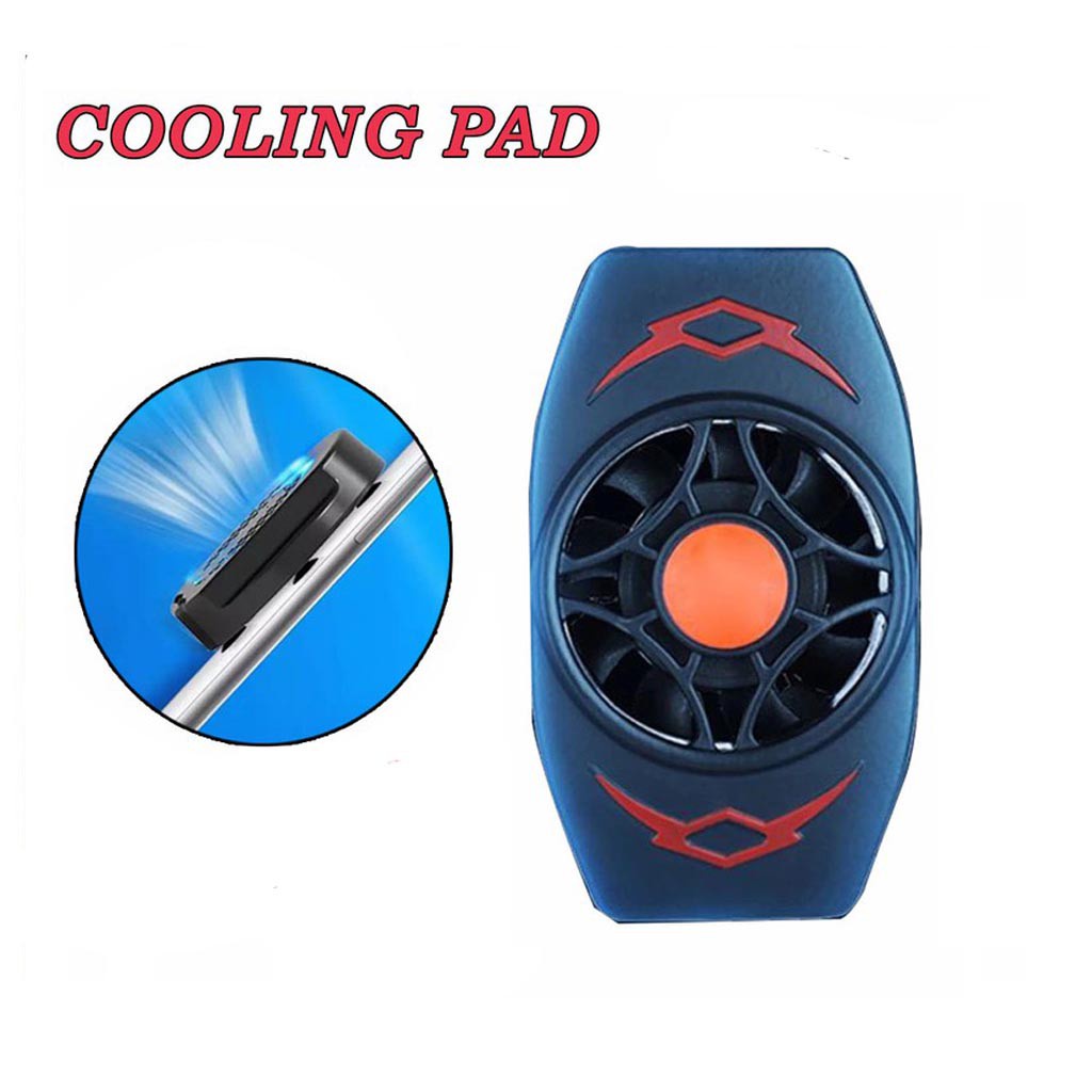 COOLING PAD FAN NON BATTERY / gaming Mobile Phone Radiator Cooling Fan / Cooler Pendingin Handphone Fan Holder