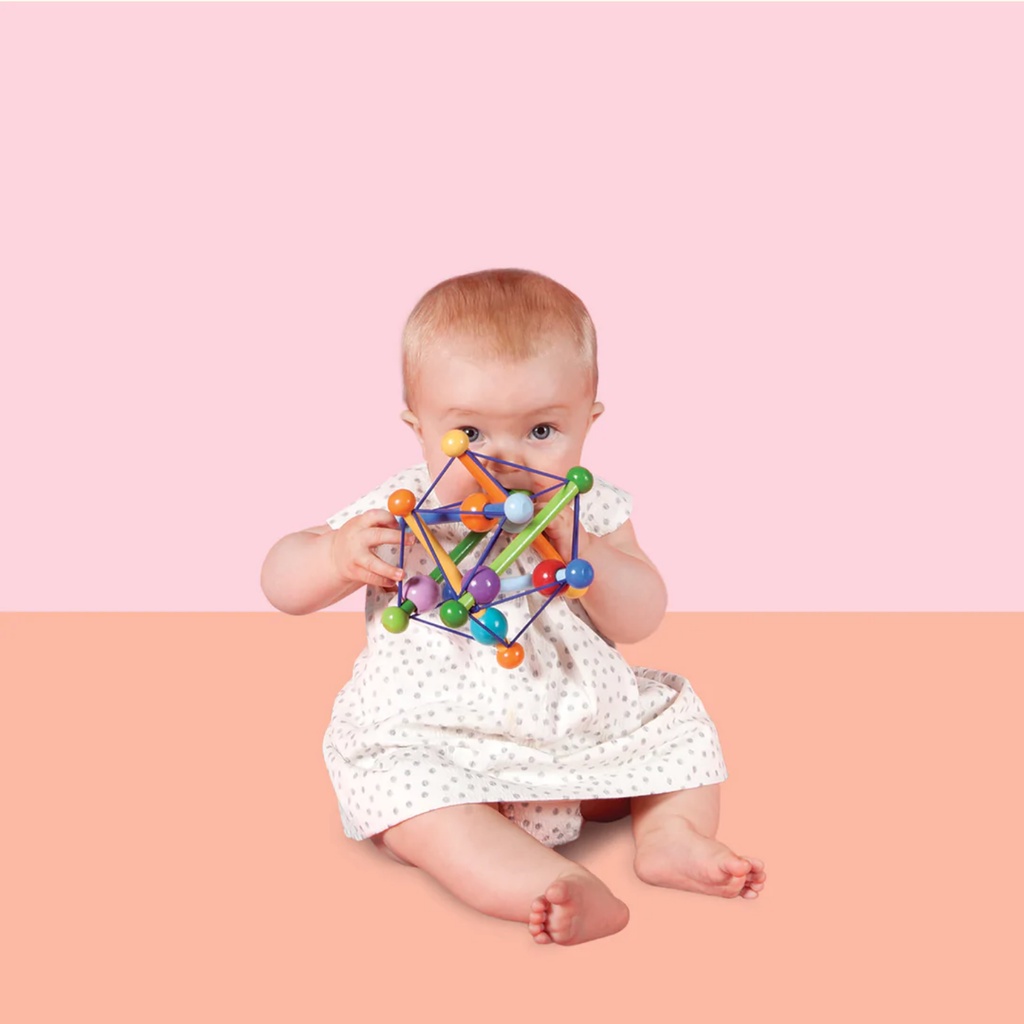 Manhattan Toy Winkel &amp; Skwish - Teether Rattle Teething Toys Mainan Bola Gigitan Anak Bayi Sensory Ball Busy