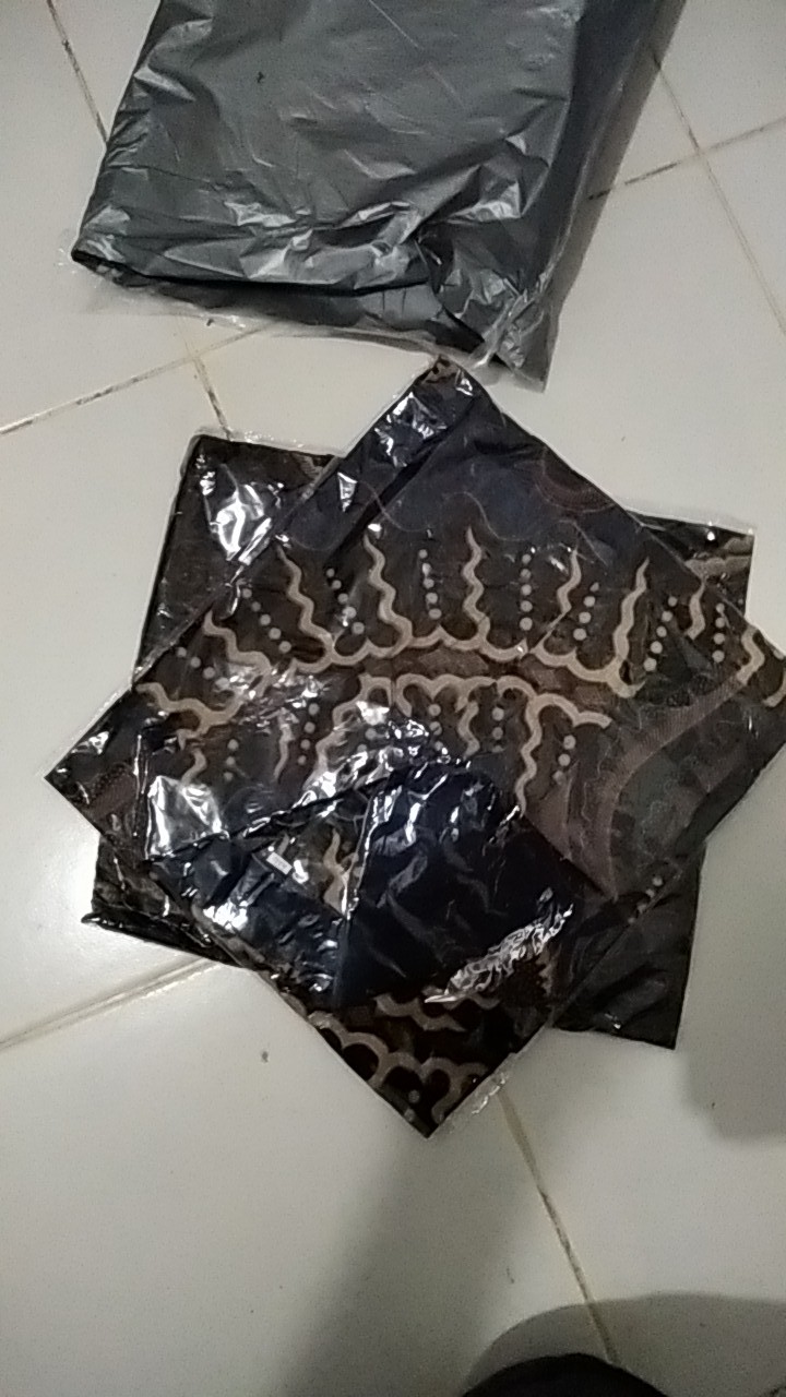 Kemeja Batik Lengan Panjang Size M L Xl Xxl   Batik Hrb026 Kenongo Hem Panjang Padi