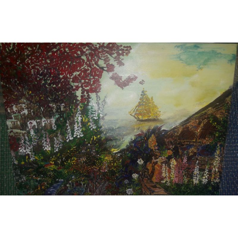 lukisan tangan cat acrilic