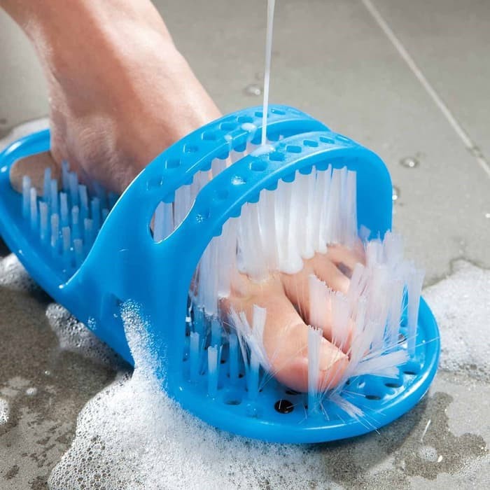 sepasang good quality sensor Foot Scrub Brush 2 pcs