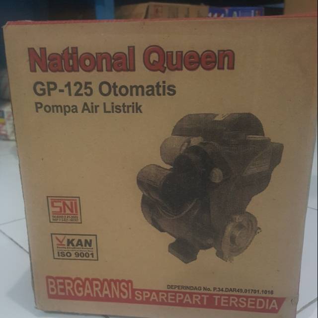 Pompa air otomatis national queen gp 125