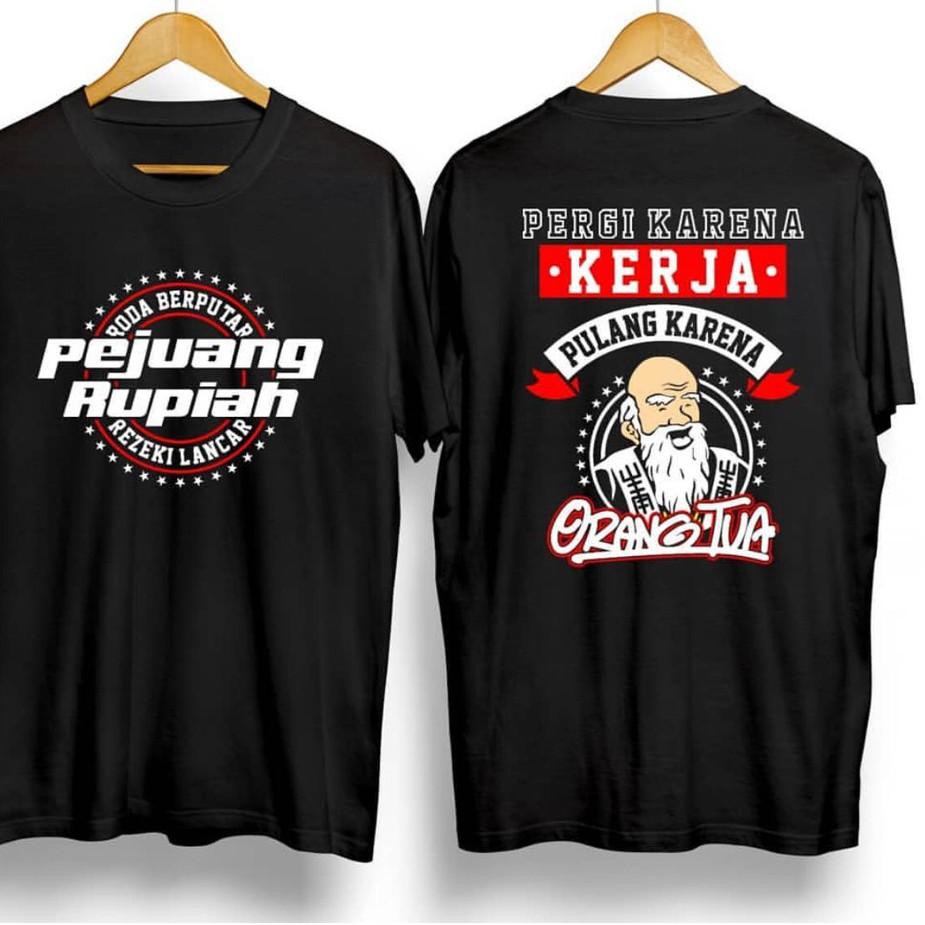 May530 C15 Kaos Pejuang Rupiah Roda Kaos Pria Anak Rantau