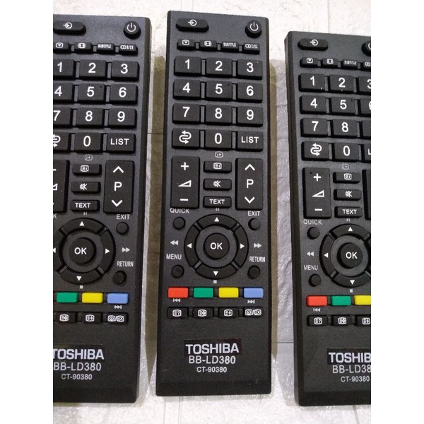 Remote TV LCD/LED Toshiba Regza CT-90380 CT90380 / CT-90336 Remot TV Tanpa Setting Remote Siap Pakai