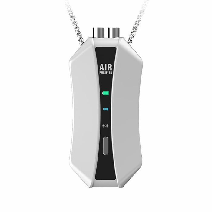 Pure Kalung Ionizer Jamay M-10/Kalung Pembersih Udara - Putih