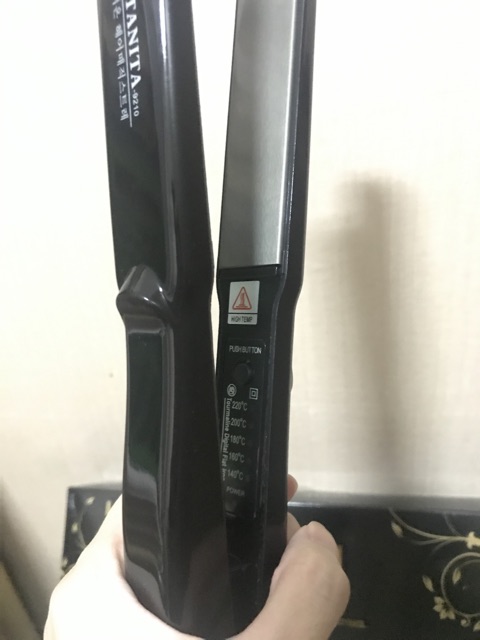 Catok Rambut Ionic Tanita 2 Jari (2.5cm) Asli Professional Flat Iron