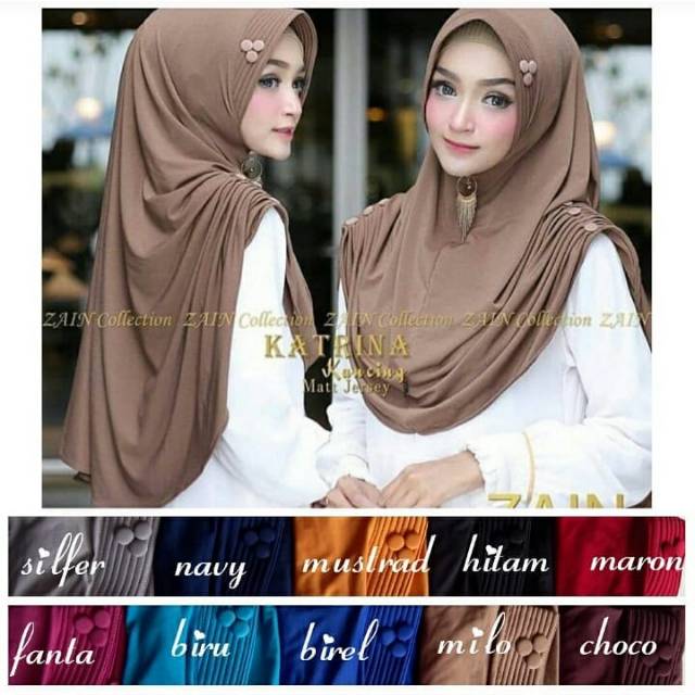 Jilbab katrina / jilbab jersey