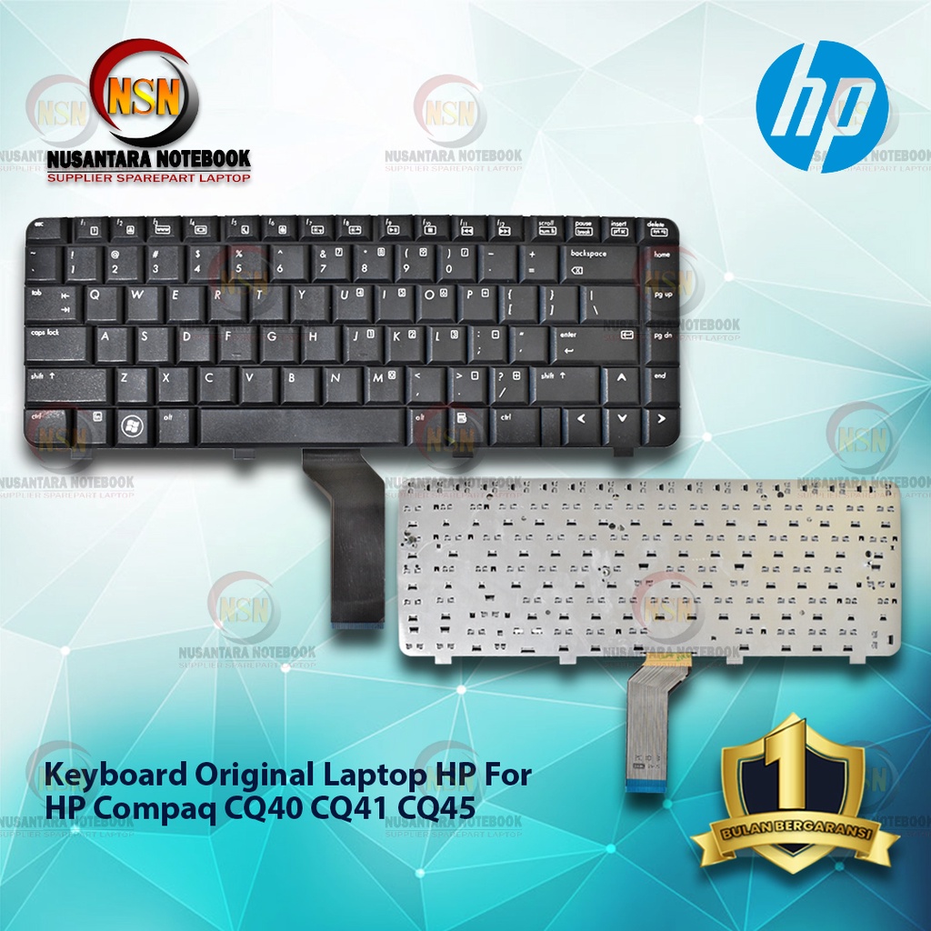 Keyboard Laptop HP Compaq CQ40 CQ41 CQ45 Hitam Black