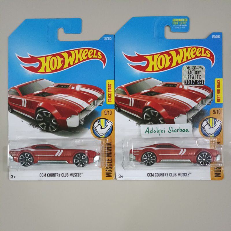 hotwheels hot wheels ccm country club muscle mania track stars factory sealed