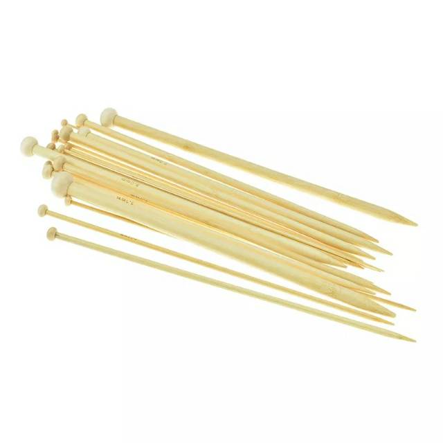 Breien breypen knitting needle bambu 36pcs/set panjang 25cm