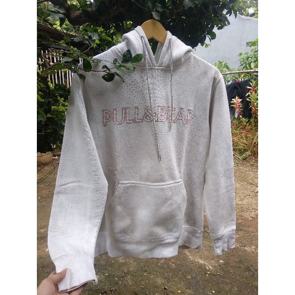 hd pull n bear white