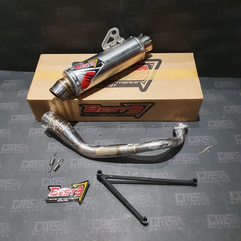 Knalpot Racing Full System Best3 Best 3 Honda Scoopy 2020