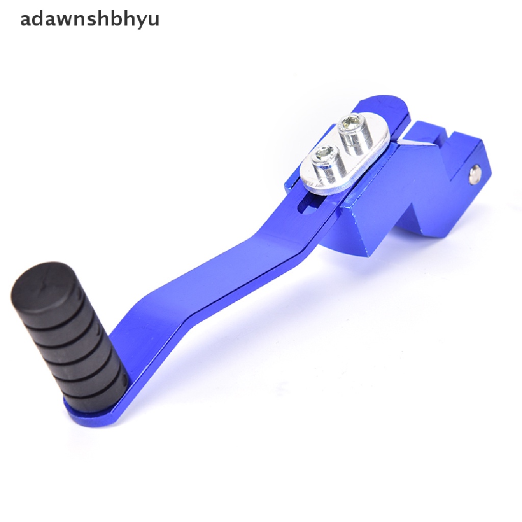 Adawnshbhyu 1pc Tuas Pemindah Gigi Aluminium Lipat Gear Shift Lever Bikes Gear Lever