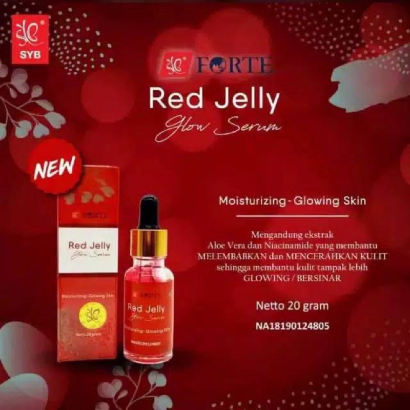Bisa COD - SERUM RED JELLY FORTE BY SYB