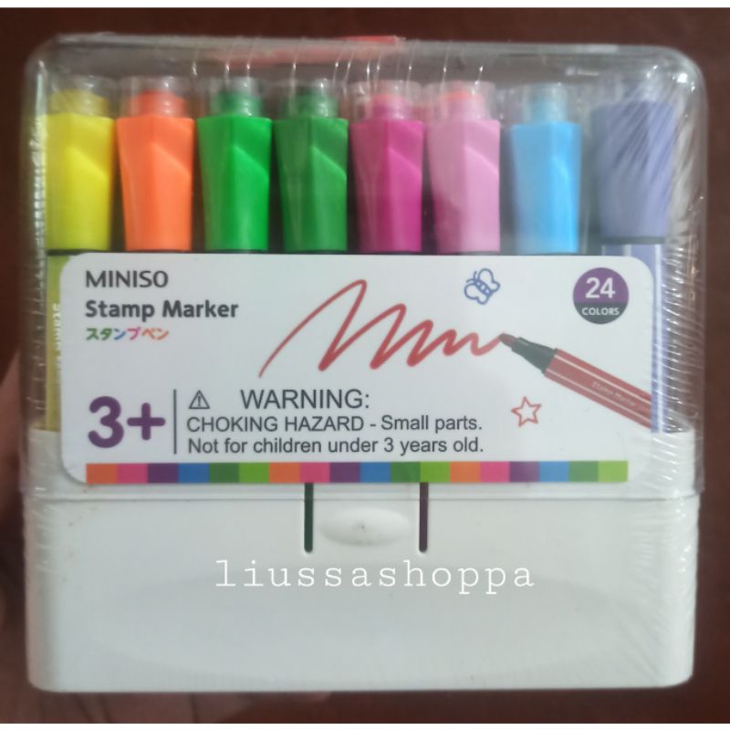 

Spidol Miniso - Stamp Marker 24 Colors