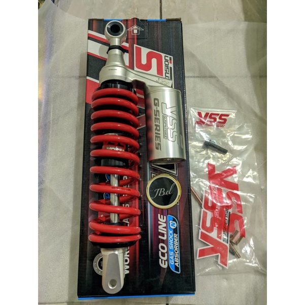 shok yss g series original tabung silver ukuran 325mm